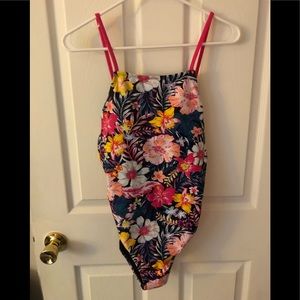Decree Women’s One-piece Swimsuit, Flora Size L, NWT